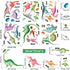 Glow in The Dark Dinosaur Wall Decals, Luminous Removable Stickers for Boys Bedroom Decoration, Kids Birthday Gift