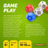 Zobmondo!! GOLO Golf Dice Game for Golfers, Families, Portable Fun for Home, Travel, Beach
