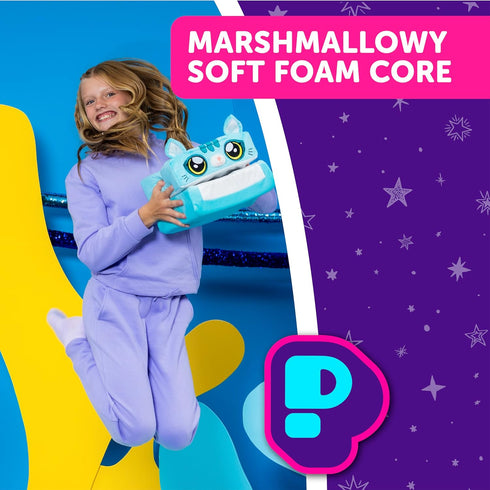 Pillow Cube Kid Cube, Toddler Pillow and Animal Plush Pillows for Sleeping, Memory Foam Cat Plushies - Callie