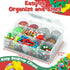 6 18oz Accessories(280+pcs), SIMPLIPLAY Christmas Sensory Dough Kit with PCS Glitter Doughs & DIY Christmas Crafts