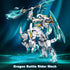 Set, 2 1 731 14+ HIGH GODO Dragon Transforming Mech Building Blocks in Warrior City Action Robot Model Building Kit