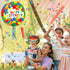 Building Blocks Piñata Set, Happy Birthday Block Party Supplies, Fiesta Piñata Bundle with Blindfold, Bat Stick,