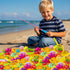 LHSYFBZ 62Pcs 4-8 Magnetic Fishing Game for Kids, Bathtub Kiddie Party Toy, Plastic Floating Fish with Pole Rod Net