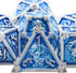 AUSTOR 7-Die Metal DND Dice Set: Polyhedral Dice for Dungeons and Dragons, Pathfinder, Warhammer, MTG