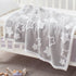Cozy 33x43 Inches, Baby Blanket for Toddlers, Reversible Star Jacquard Ultra Soft Shaggy Fleece Swaddle Receiving