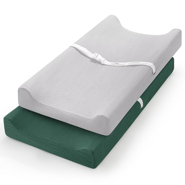 Pro Goleem Muslin Changing Pad Cover for Boys and Girls, Soft Breathable