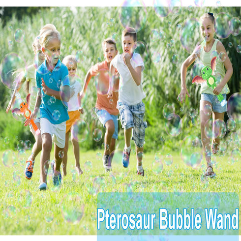 3-16 Bubble Wand Dinosaur Toys Bunny Bubble Maker Machine for Boys,Blingbrione Auto Dino Bubble Blower Green Orange