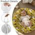 Hechitok Cartoon Tiger Removable Newborn Lounger Cover Nursing Pillow Slipcover Soft Snug Fits Baby Lounger
