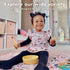 45" 45 BapronBaby Savanna Blue Splash Mat - Waterproof Catch-All for Under High Chairs, Floors, Tables, Playtime