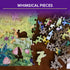 Ravensburger Nature Garden 500-Piece Vibrant Wooden Jigsaw Puzzle with Whimsical Pieces and Eco-Friendly Materials