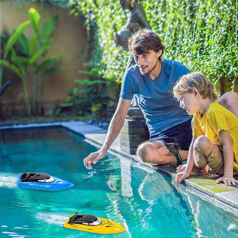 2PACK Adults,10km/H 2.4G 4 RC Boat,Remote Control Boats for Kids and High Speed Remote Control Boat,Fast RC Boats