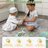 3 4 5 30-Piece Liberry Doctor Kit for Toddlers Years Old, Kid Doctor Toy with Stethoscope, Costume, Green Medical