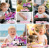 2 3 7-in-1 2-4, 2 3. usrela Cars Toys for + + Year Old Girl, Princess Transport Carrier Trucks for Toddlers Girl