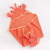 Packaging) 1 Count Baby Aspen Baby Boys Lobster Laughs (Updated Gift Hooded Towel, Orange, US
