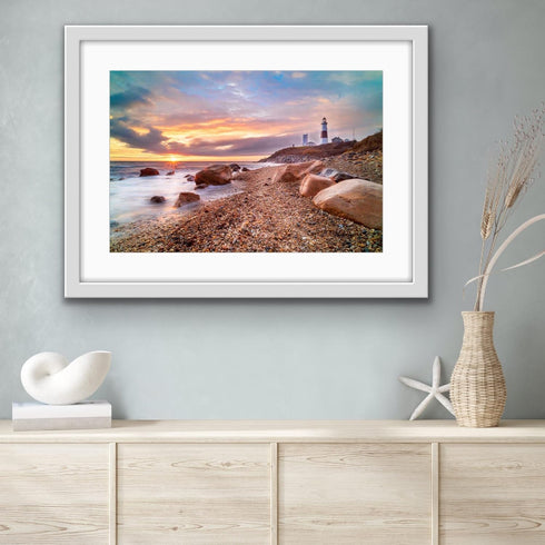 Montauk Lighthouse Puzzle - 1000 Pieces Jigsaw for Adults, Scenic National Parks Ocean Landscape
