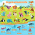 24 Pack Set, 6 8 10 12 Mini Animals Easter Building Block Toy Stocking Stuffers Classroom Prizes Goodie Bags Fillers