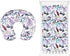 Purple Floral Nursing Pillow Cover, Nursing Pillowcase Set for Baby boy or