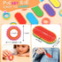 FlufiFiea 6 Pack 3 Pack Sensory Fidget Toys - Fidget Rings and Silicone Magnetic Sliders for Kids, Sensory Toys