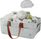 Keller’s Corner Baby Diaper Caddy Organizer, Gray Large & Small Pouch for Changing Table & Car