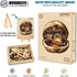 Lovers(185 11.4"x10.2") WOODBESTS Wooden Puzzles for Adults - Mouse's Walnut House, Mouse Wooden Jigsaw Puzzle, Unique