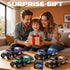 Snugzy 1:64 2.4Ghz Mini RC Car Scale RC Truck for Kids with Trailer Remote Control Rechargeable RC Cars Toy Gifts