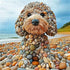 PICKFORU 1000 Summer Funny Dog Jigsaw Puzzles Pieces for Adults, Beach Guardian Dog Puzzle Cute, Interesting Seaside
