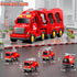 1-3 3-5, 5-in-1 Set 1 2 3 4 5 6 3-9 Fire Truck Toys for Toddler Fire Car Carrier Vehicle for Girls Years Old, Transport