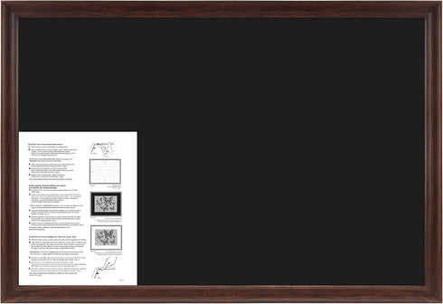 MCS Frame for Puzzles, Walnut, 20 x 30 in or Smaller