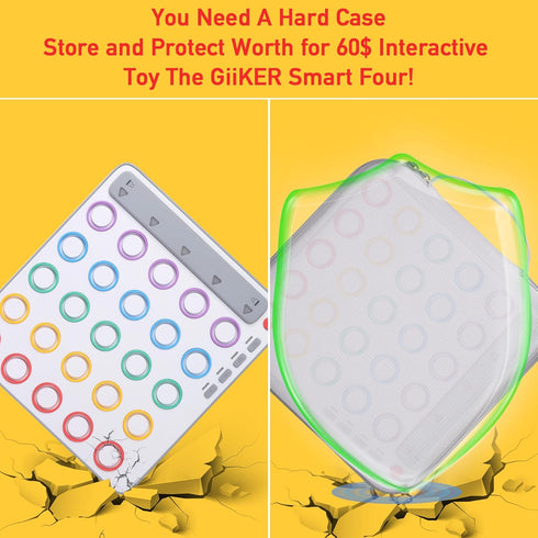 Aenllosi Hard Storage Case Compatible with GiiKER Smart Four 3D AI-Powered 4 in a Row Game, Protective Organizer