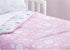 Set 4 Delta Children Toddler Bedding | Girls Piece Collection | Fitted Sheet, Flat Top Sheet w/Elastic Bottom, Fitted
