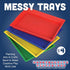 Set 4 3 Constructive Playthings Messy Trays for Paint, Water and Sand Toys, Classroom Supplies, Toddler Toys