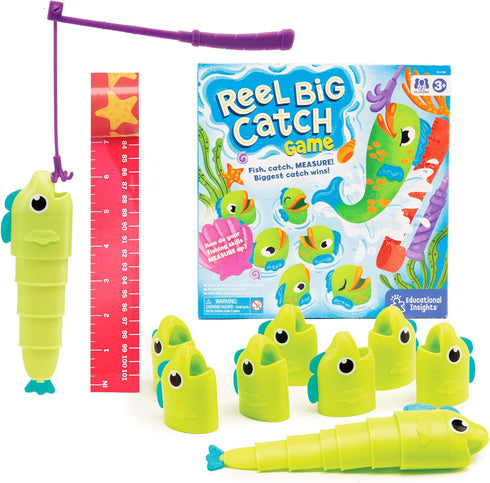 Educational Insights Reel Big Catch Game - Preschool Early Math Game, Gift for Kids Ages 3+