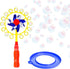 Sunny Days Entertainment Pinwheel Bubble Wand - Bubble Blower and Windmill Spinner, Colors May Vary