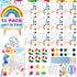 BOIKOKY 12 Pack DIY Mini Canvas Painting Party Favor Bags - Includes