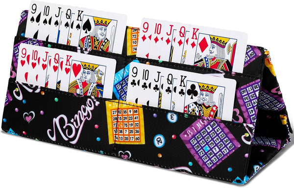 Playing Card Holder for Bingo - Card Holders for Canasta, Poker, and Casino Game Accessories