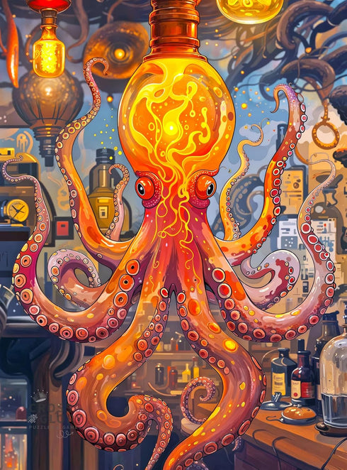 Cross & Glory 1000 Piece Jigsaw Puzzle for Adults | Octopus Alchemy: