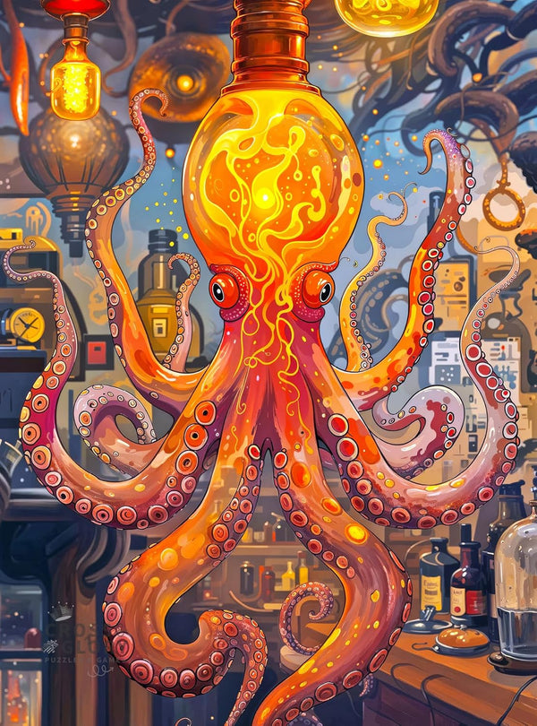 Cross & Glory 1000 Piece Jigsaw Puzzle for Adults | Octopus Alchemy: