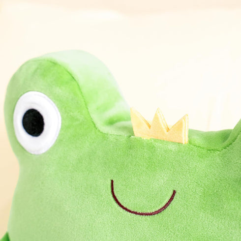 2PC (15+10Inches) Lazada Frogs Kids Pillow Toys Plush Pillows Soft Gifts for Toddler Green