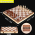 Sets, 15 Inch Set 2 Chess Board Magnetic Chess for Adults & Kids, Checkers Board Game, Handmade Folding Chess Boards