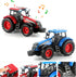 2 3 4 5 Dwi Dowellin Large Flatbed Semi Truck Toy for Kids,Includes Farm Vehicles,Car Toy Birthday Gift for Years Old