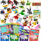 WODMAZ 24 Packs Animals Insects Building Blocks, Easter Party Favors for Kids Easter