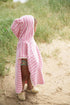 Kids Hooded Towel with Cotton Candy Stripes - Fun & Functional