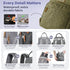 Backpack, Pack RUVALINO Diaper Bag Multifunction Travel Maternity Baby Changing Bags, Large Capacity, Waterproof, Olive