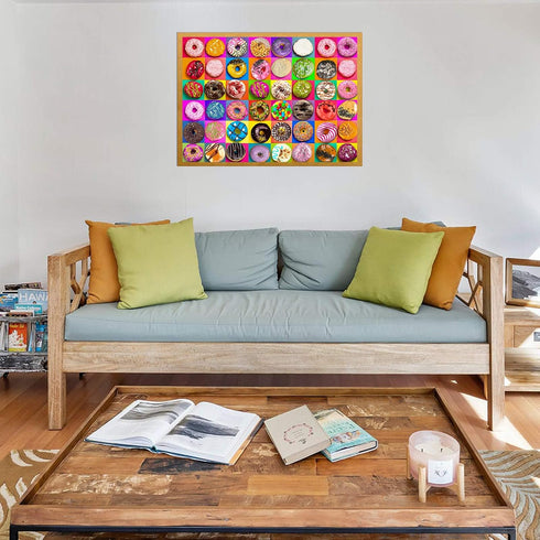 Jigsaw Puzzles 1000 Pieces for Adults - Donuts, Perfectly Fitting Pieces for Families