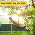 DECORLIFE Swing Seat for Swing Set, Replacement Kit with Tree Swing Straps, Supports 330lb, Green