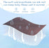 EtherSpher 28" 52" Brown Gradient Cooling Baby Bed Mattress x Washable Crib Padding for Sides for Kids, Adult