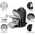 Backpack 2 Capacity,5PCS Set, LOVEVOOK Diaper Bag with Cubes, Quilted Baby Bag with Changing Pad & Pacifier Holder