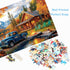 Anguis 500 20.5 15 Inch 500 500 Piece Puzzles for Adults Blue Pickup & Cottage x Piece Jigsaw Puzzles for Adults