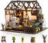 Miniature House Kit, DIY Miniature Dollhouse Kit, Mini House Building Kits with