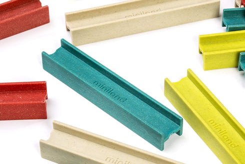 Miniland ECO Beams Building Set, STEM, Multicolor, Activity Guide, Different Levels of Difficulty